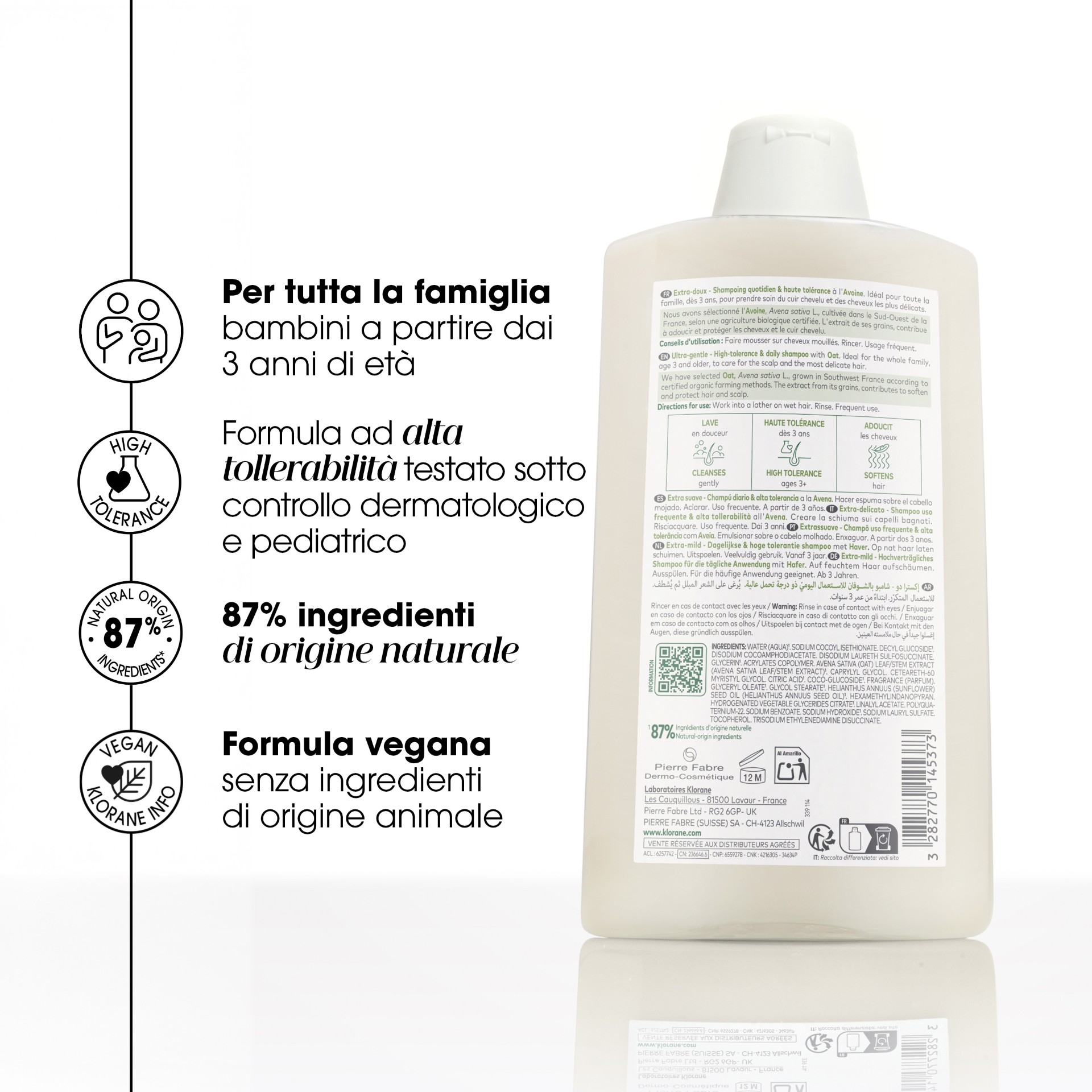 image - 982407443 - KLORANE SHAMPOO ULTRA GENTLE ALL'AVENA 400 ML - 4708588_7.jpg