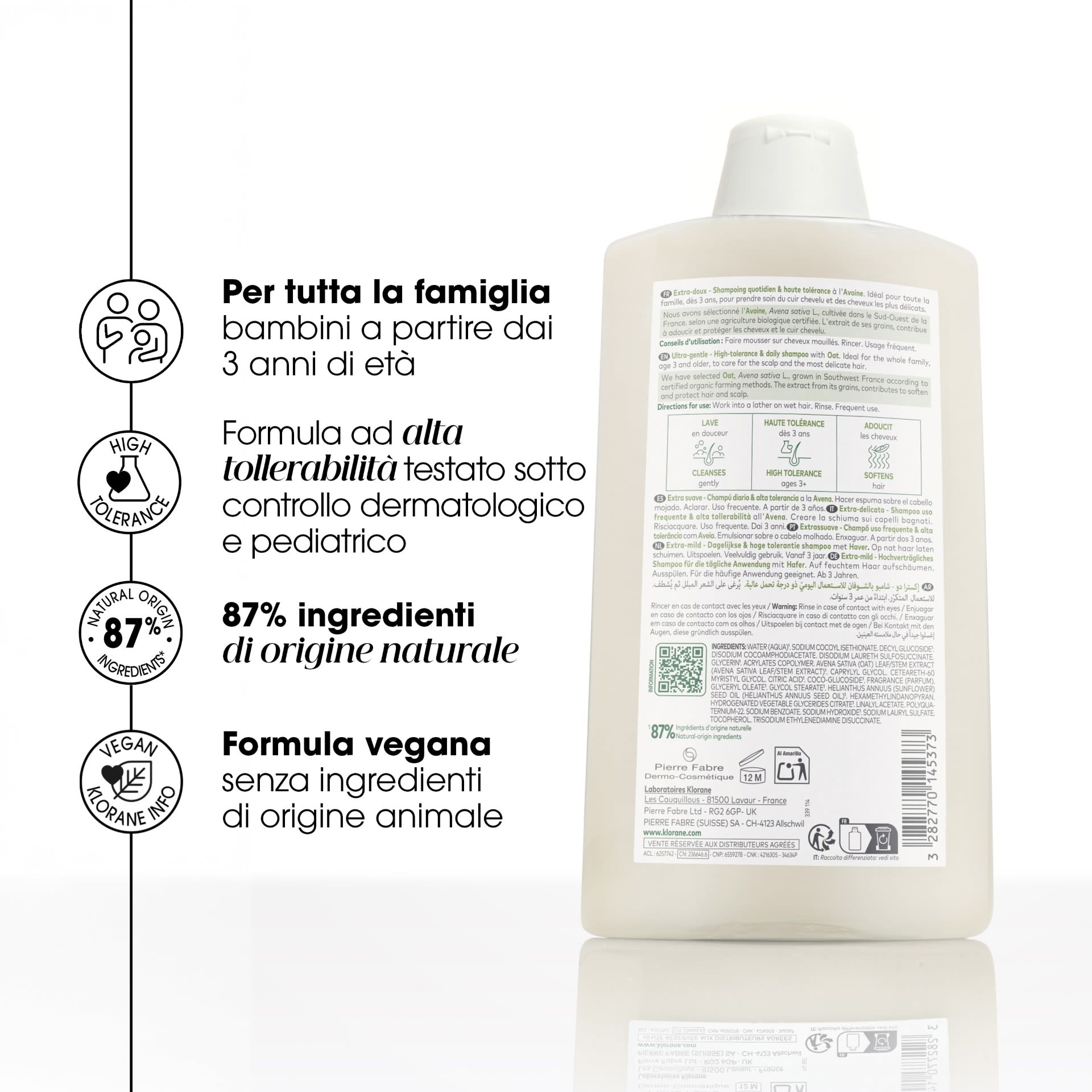 image - 982407443 - KLORANE SHAMPOO ULTRA GENTLE ALL'AVENA 400 ML - 4708588_7.jpg