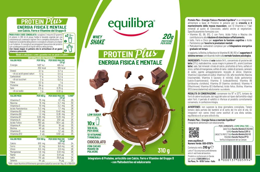 985495833 - Equilibra Protein Plus Shake Cioccolato Integratore Proteine 310g - 4742000_3.jpg