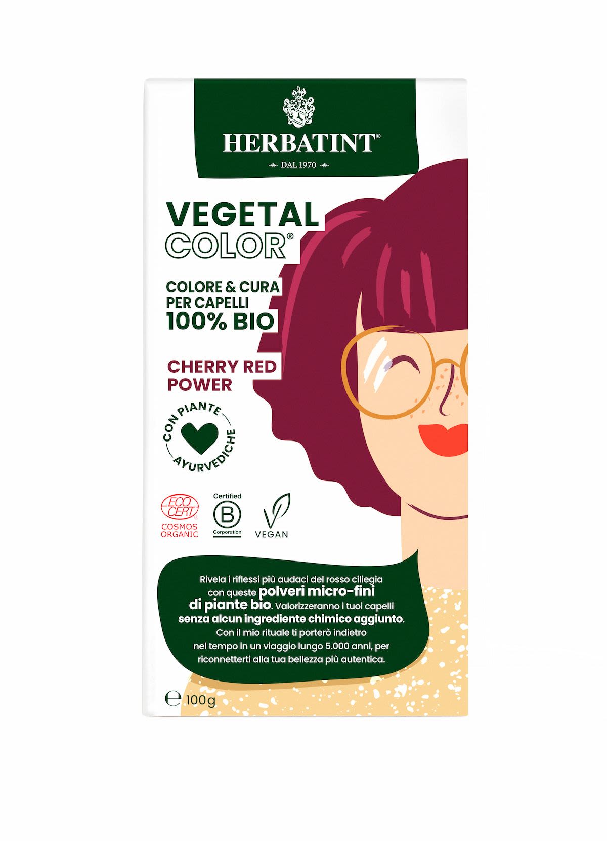 image - 980480507 - Herbatint Vegetal Cherry Red Power Colorazione capelli 100g - 4736381_3.jpg