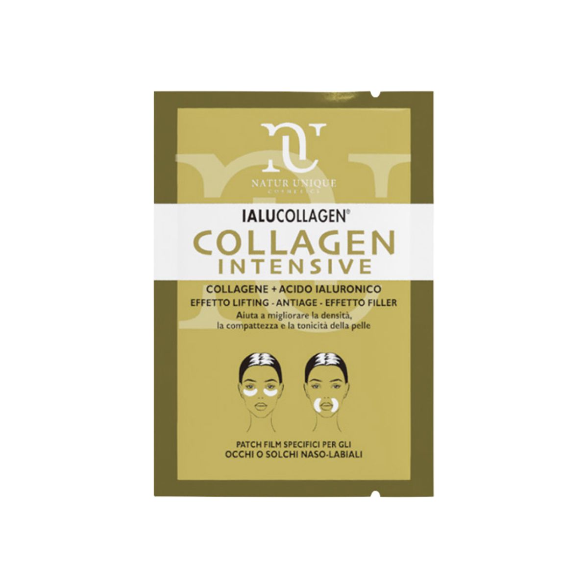 Natur Unique IaluCollagene Intensive Maschera Occhi Nasolabiale 1g