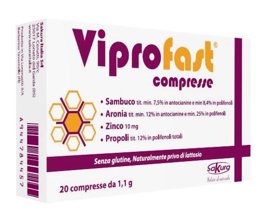 Viprofast Integratore immunostimolante 20 Compresse