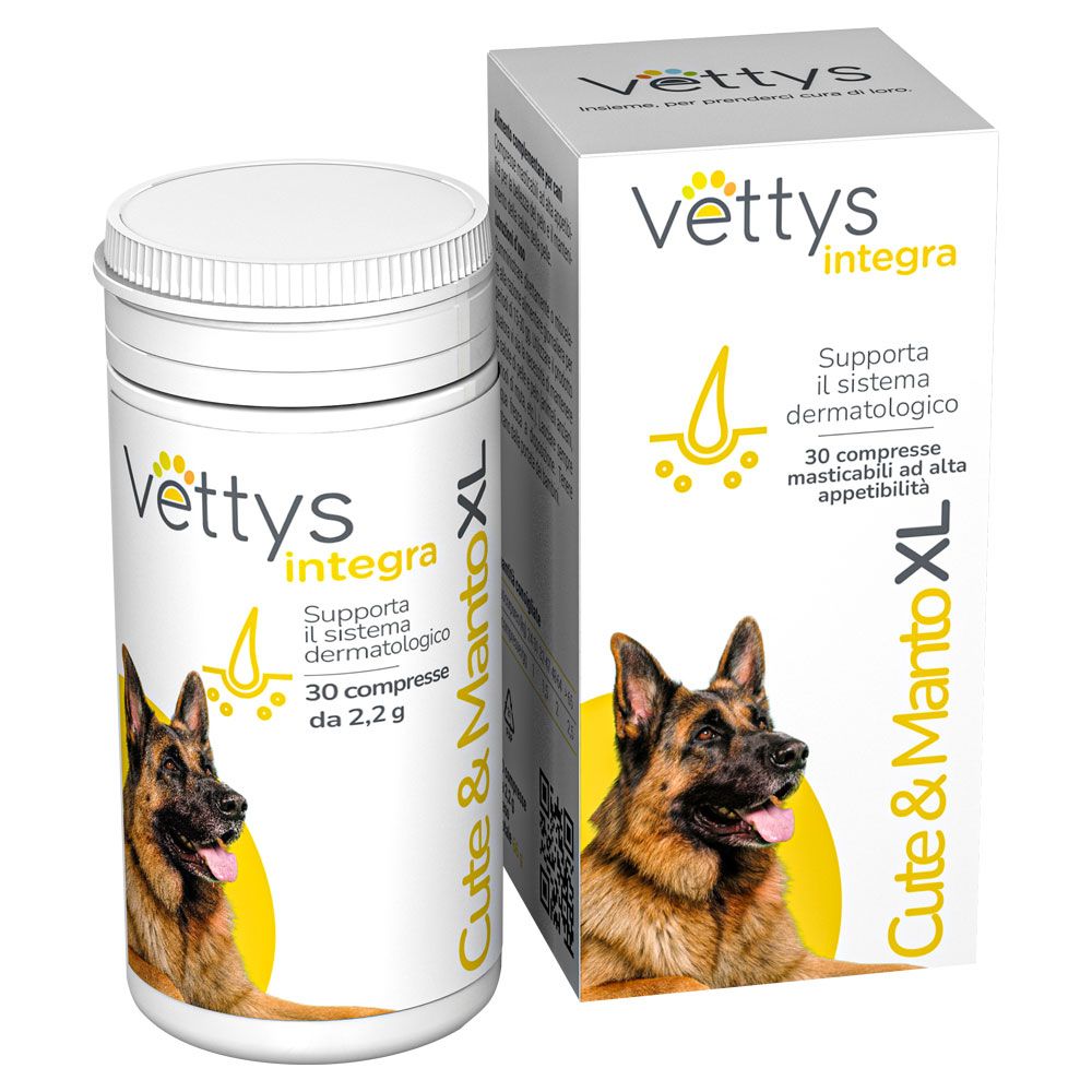 Vettys Integra Cute Manto Xl Cane 30 Compresse Masticabili