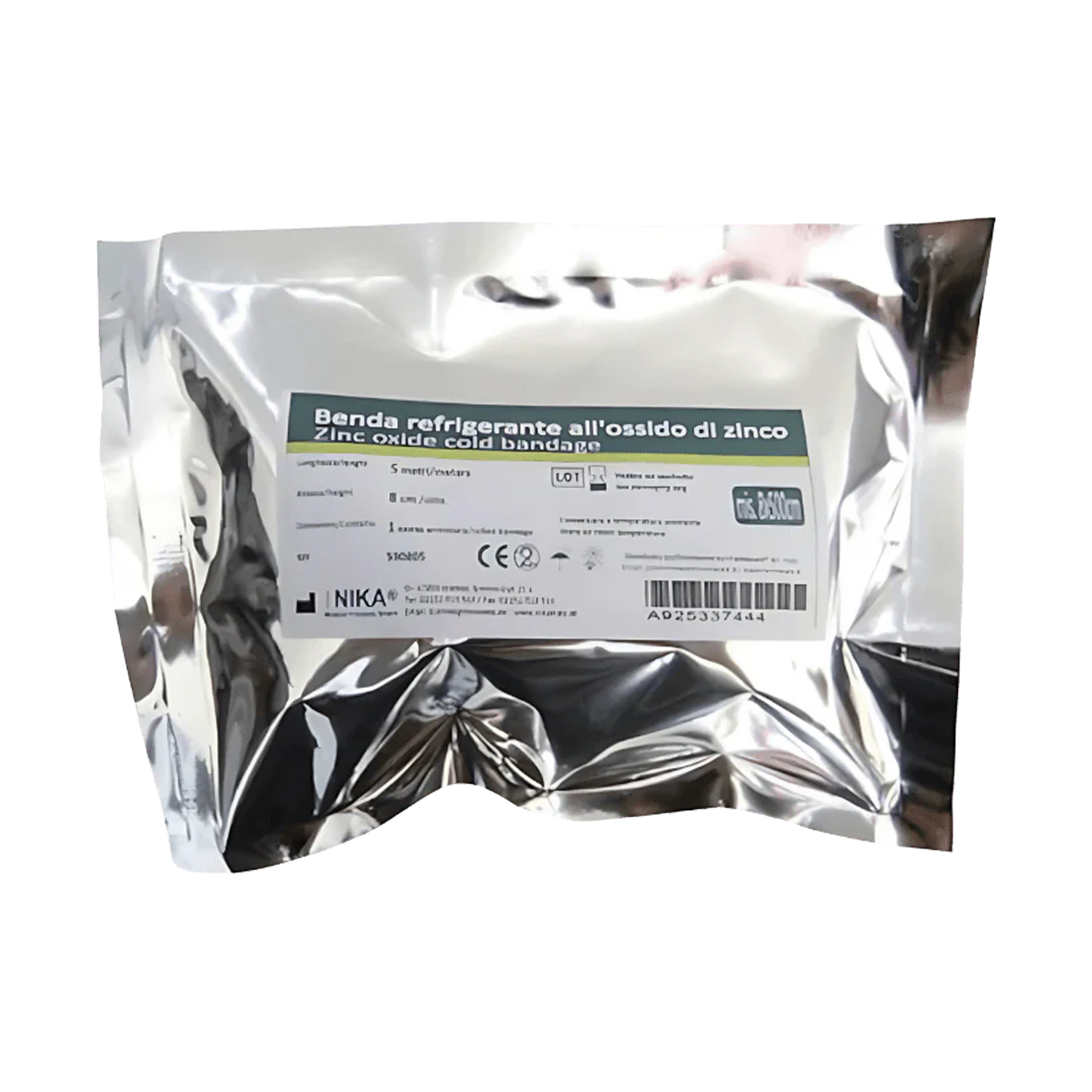 image - 925337444 - Benda elastica semirigida all'ossido di zinco con effetto refrigerante, ideale per traumi sportivi, distorsioni e contusioni; facile da applicare, non contiene alcool, monouso. - 0006995_2.jpg