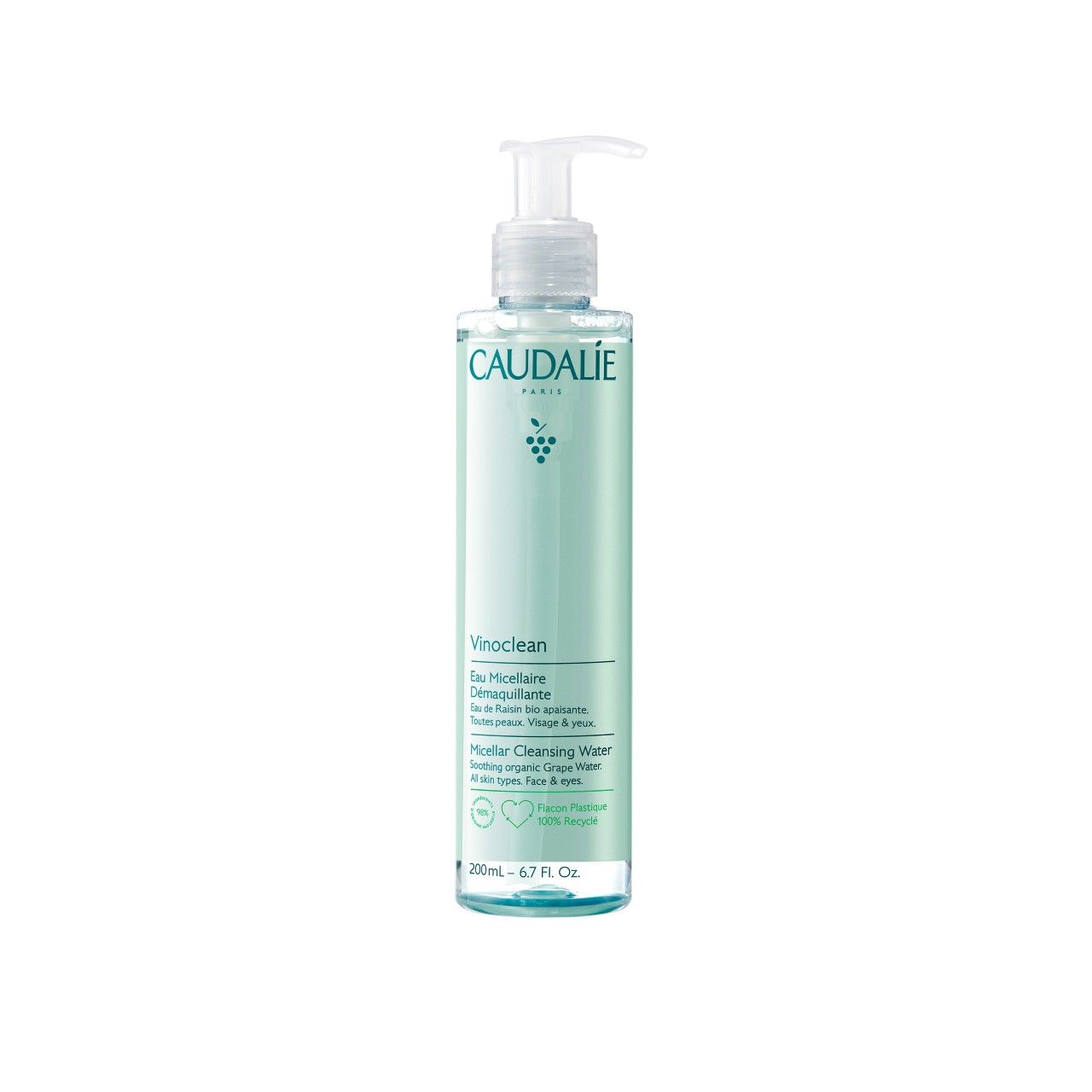 Caudalie Vinoclean Acqua Micellare Struccante 200ml