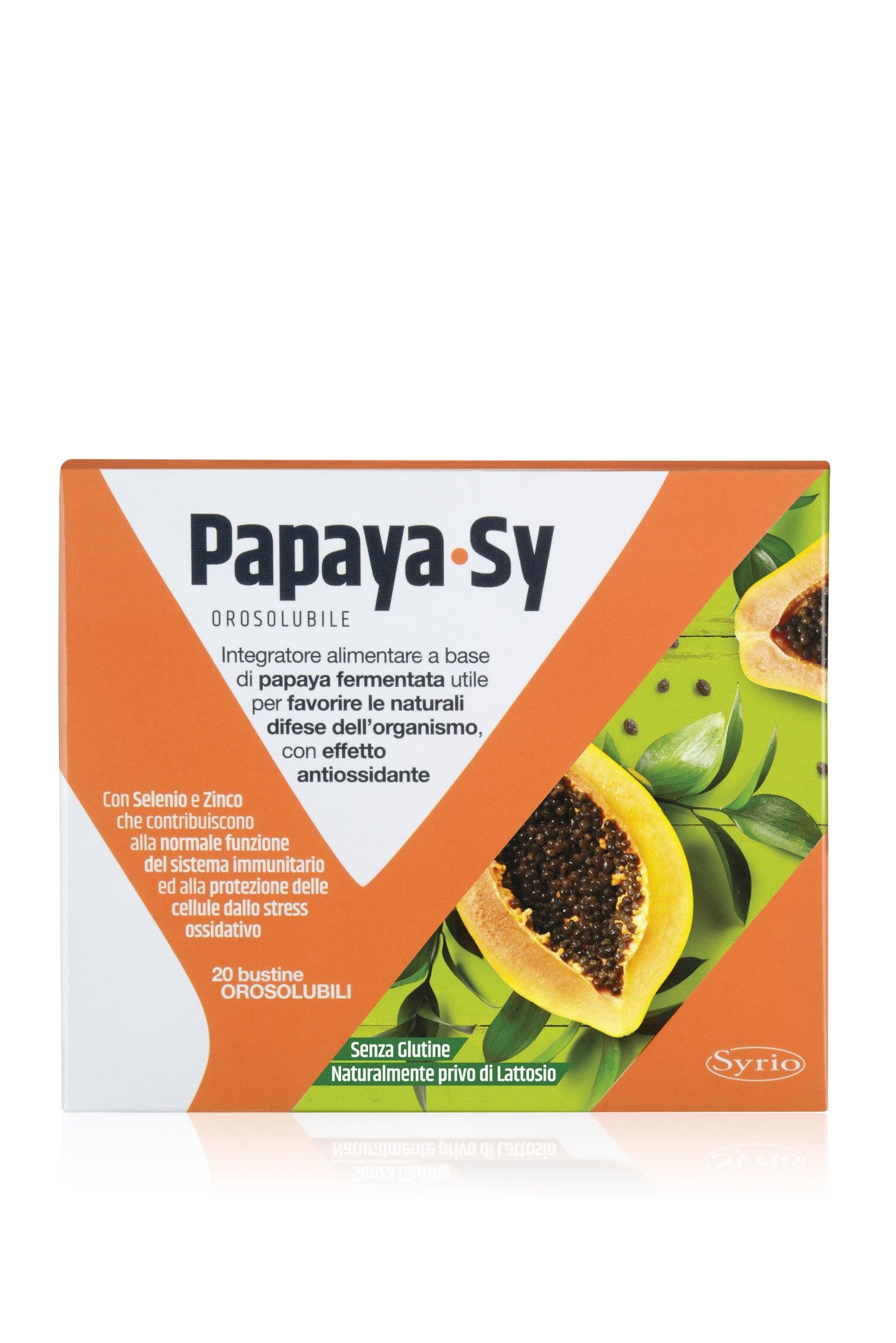image - 935278667 - Syrio Papaya-sy Polvere Orosolubile 20 bustine - 4723681_2.jpg
