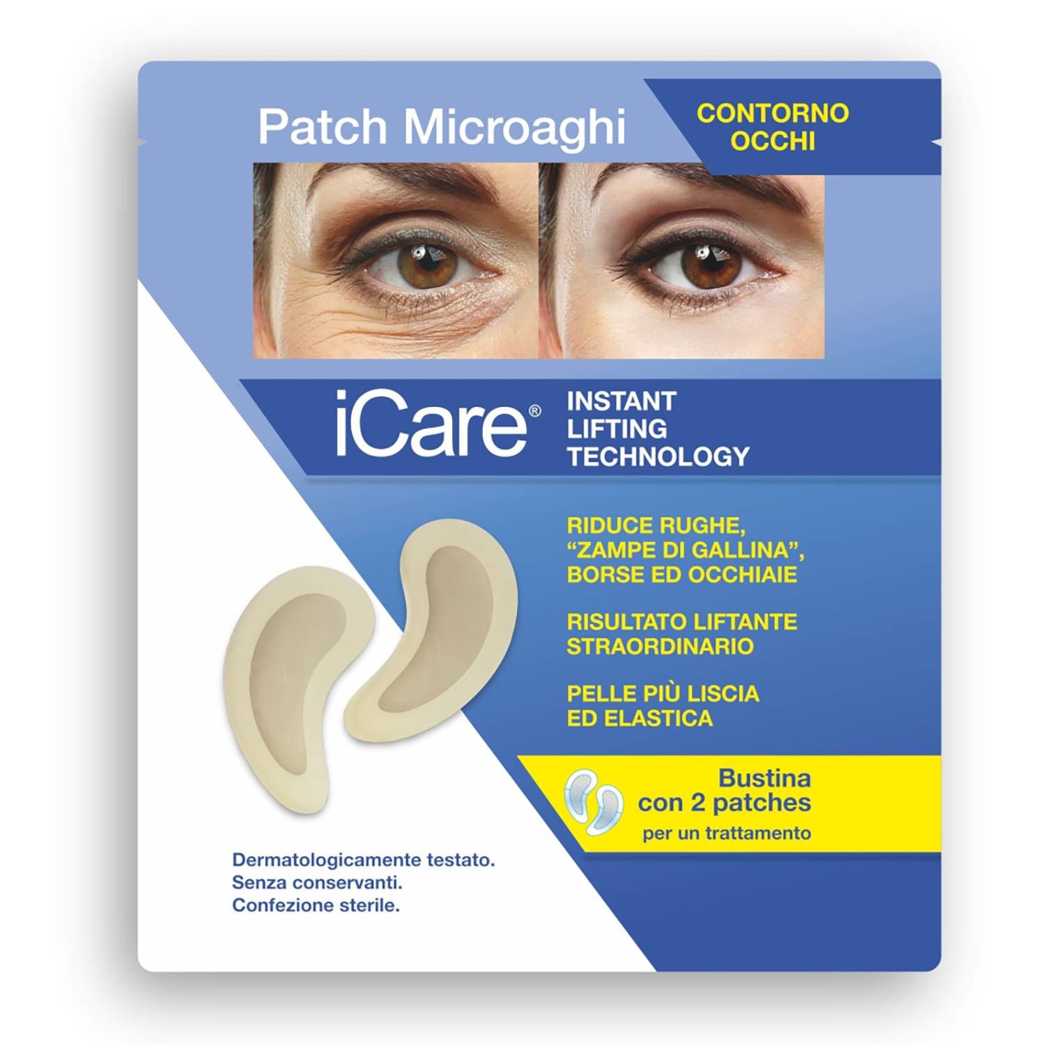 Icare Patch Microaghi Contorno Occhi 2 Pezzi