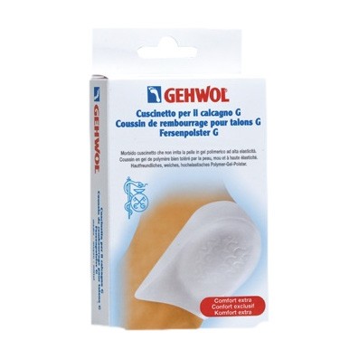 image - 938225481 - Cuscinetto in gel elastico per il calcagno che allevia la pressione durante la camminata e la stazione eretta, disponibile in confezione da 1 paio, misura M. - 4763459_2.jpg