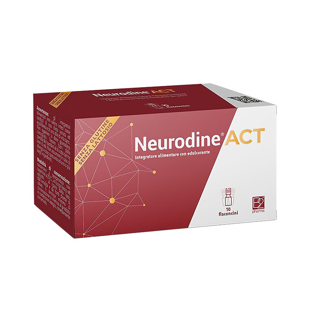 Neurodine Act Integratore Sistema Nervoso 10 Flaconi