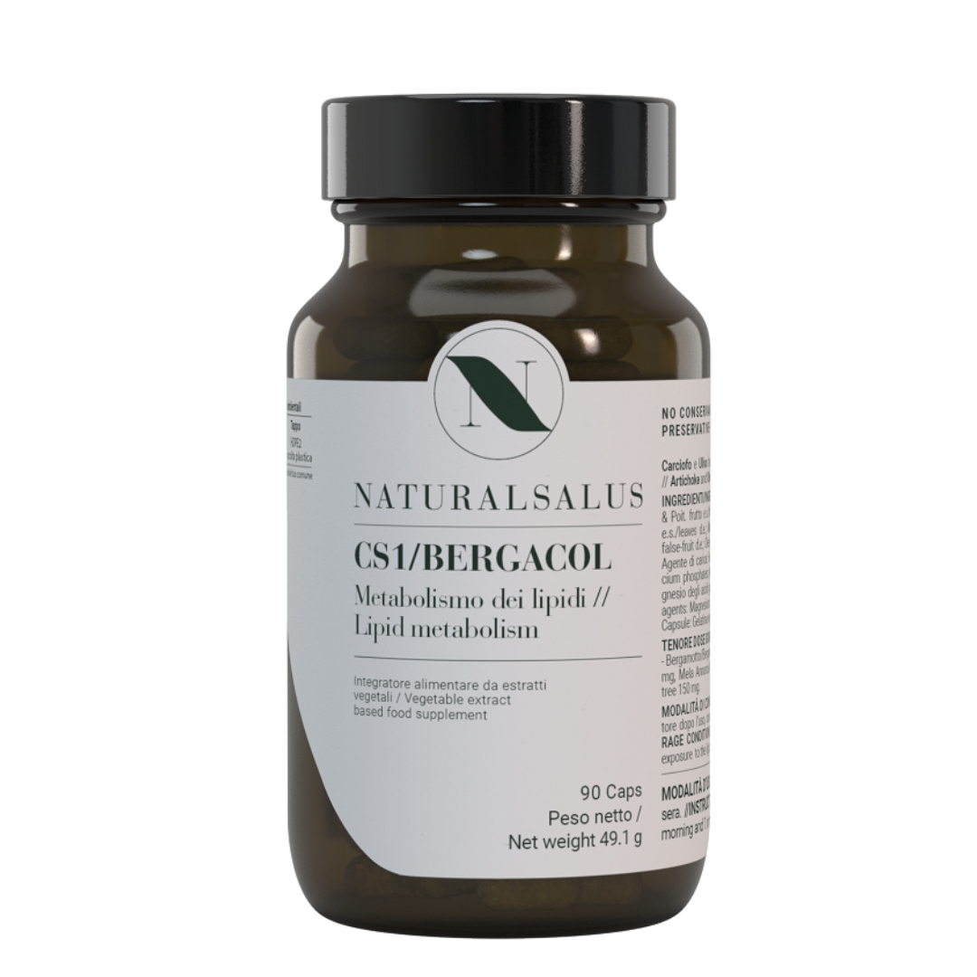 Naturalsalus Cs1 Bergacol Integratore Colesterolo E Trigliceridi 90 Capsule