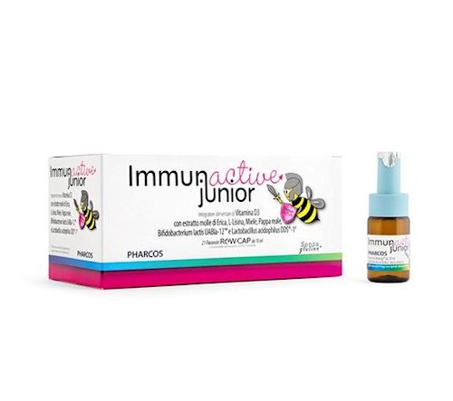 image - 942804713 - Pharcos Immunactive Junior Integratore vitamina D3 21 fiale - 4725562_1.jpg