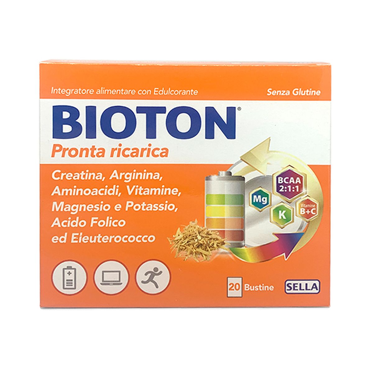 Bioton Pronta Ricarica Integratore Con Creatina 20 Bustine