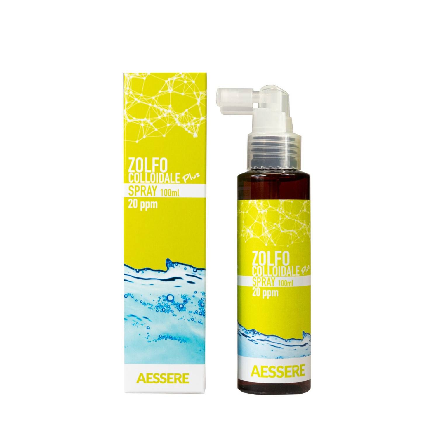 Aessere Zolfo Colloidale Plus Spray 20ppm 100ml