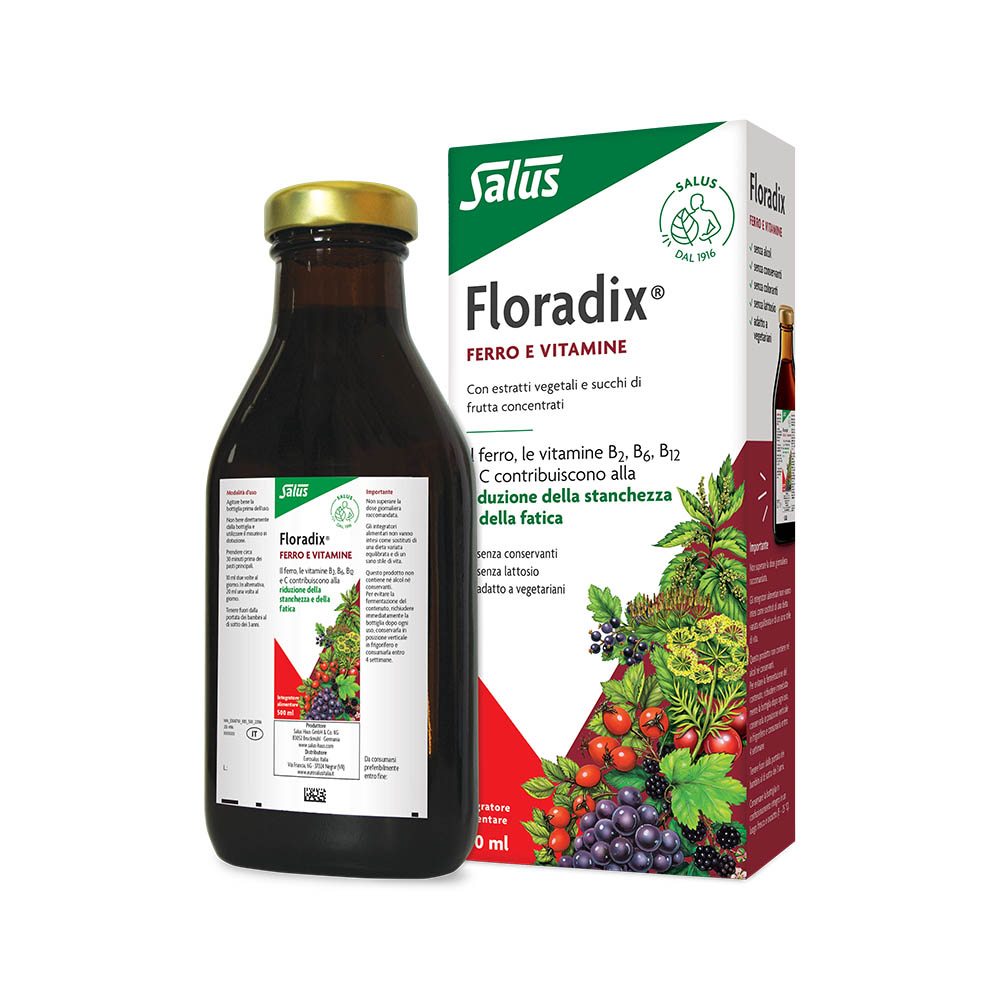 Floradix Integratore Ferro E Vitamine 500ml