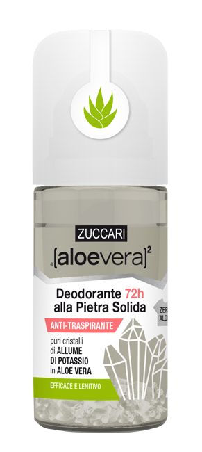 Zuccari Aloevera2 Deodorante Anti-traspirante Pietra Solida Roll-on 50ml