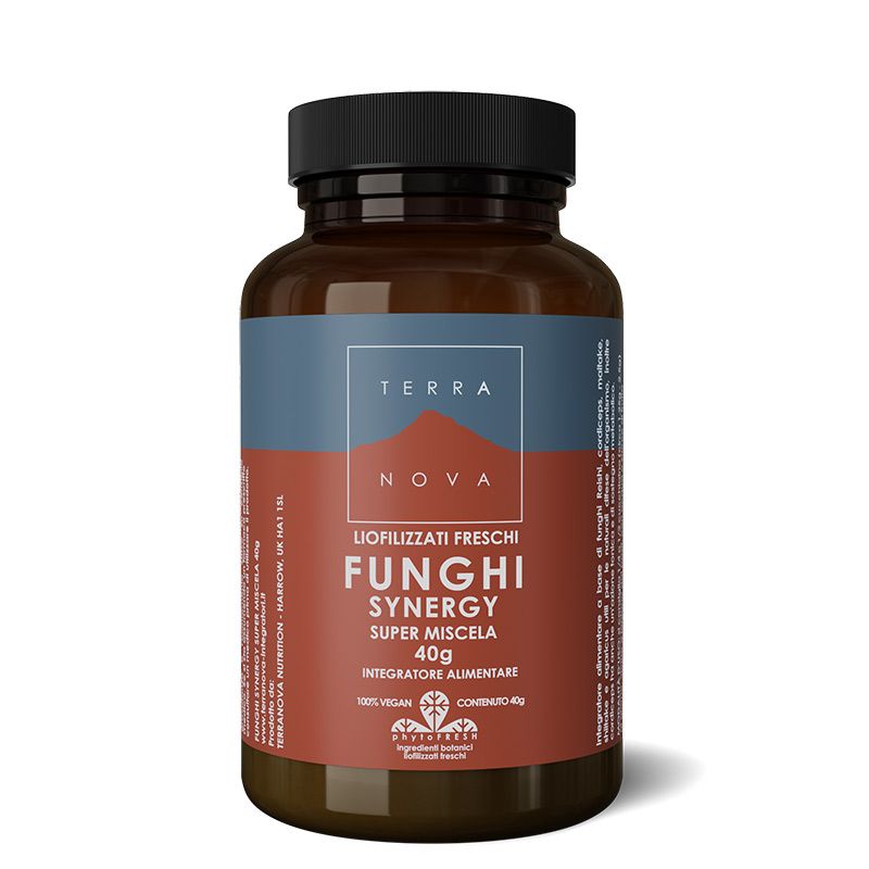 Terranova Funghi Synergy Super Miscela Integratore 50 Capsule