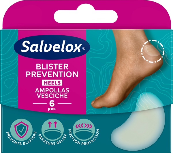 Salvelox Cerotto Vesciche Blister Prevention Heels 6 Pezzi