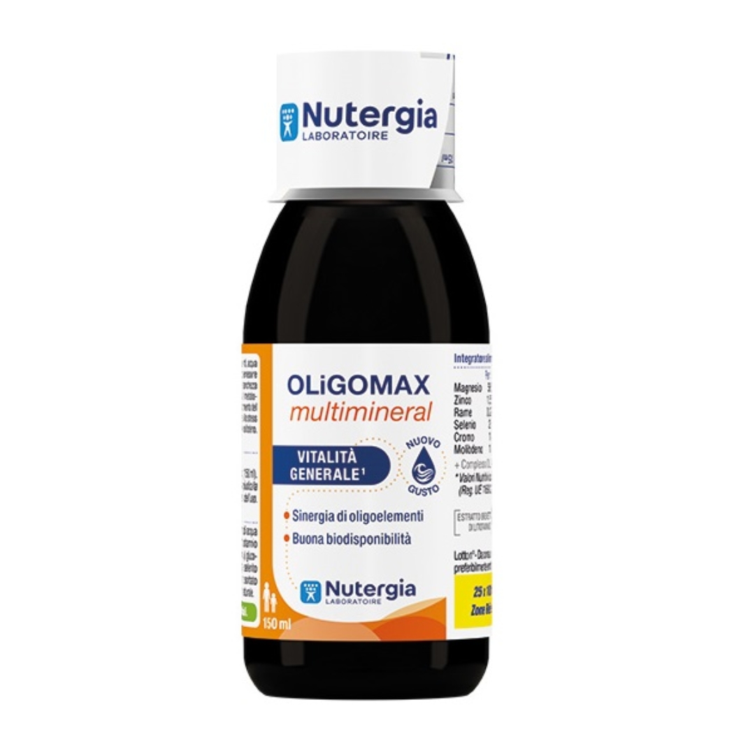 Laboratori Nutergia Oligomax Multimineral Integratore Vitalità Generale 150ml