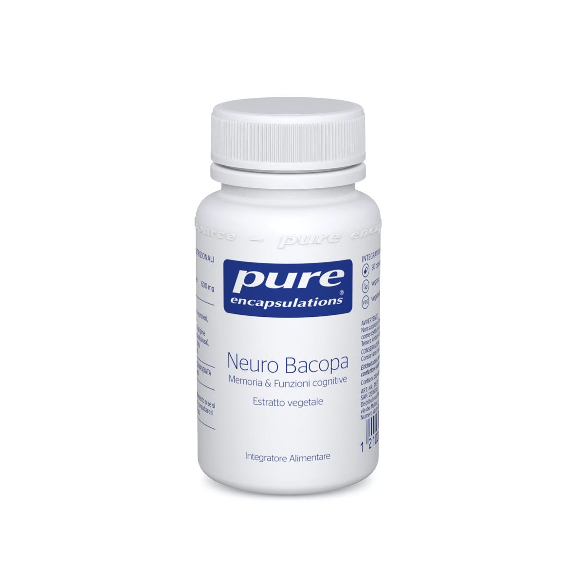 Pure Encapsulations Neuro Bacopa Integratore Memoria 30 Capsule