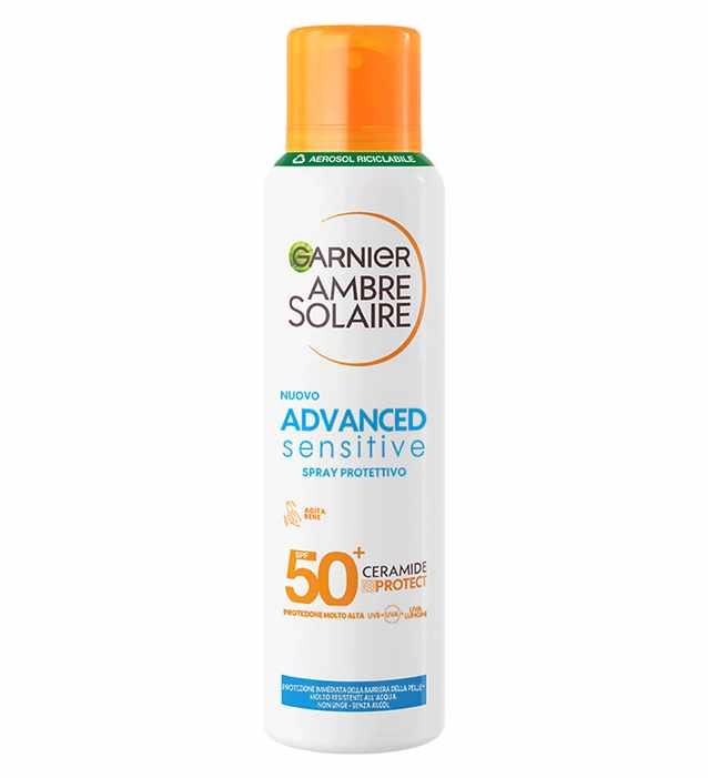 Garnier Ambre Solaire Advanced Sensitive per Adulti Ceramide Protect Mist 150ml