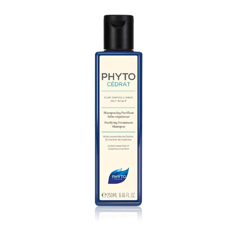 Phyto Phytocedrat Shampoo Purificante Sebo Regolatore Capelli Grassi 250ml