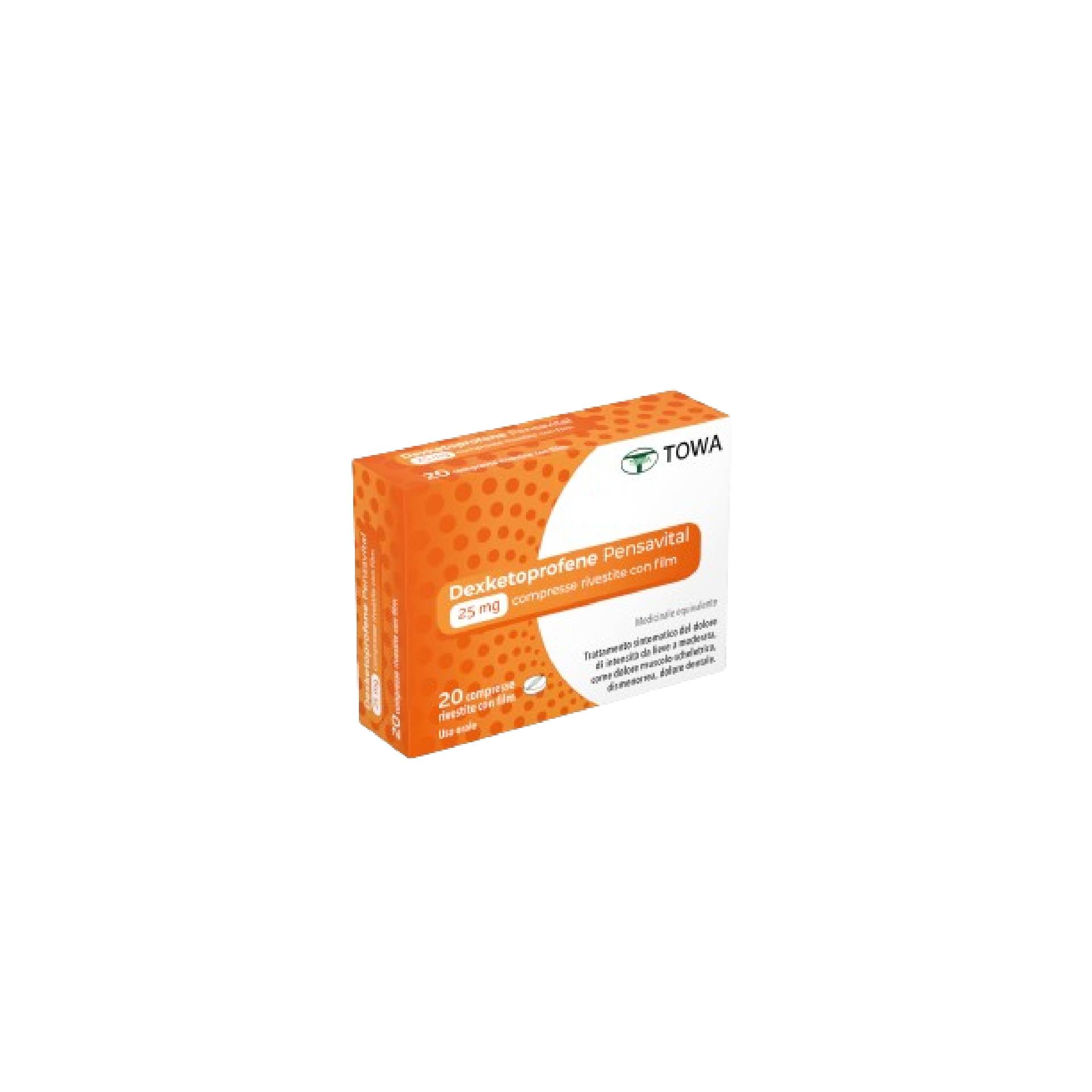 Pensavital Dexketoprofene 25mg 20 Compresse Rivestite