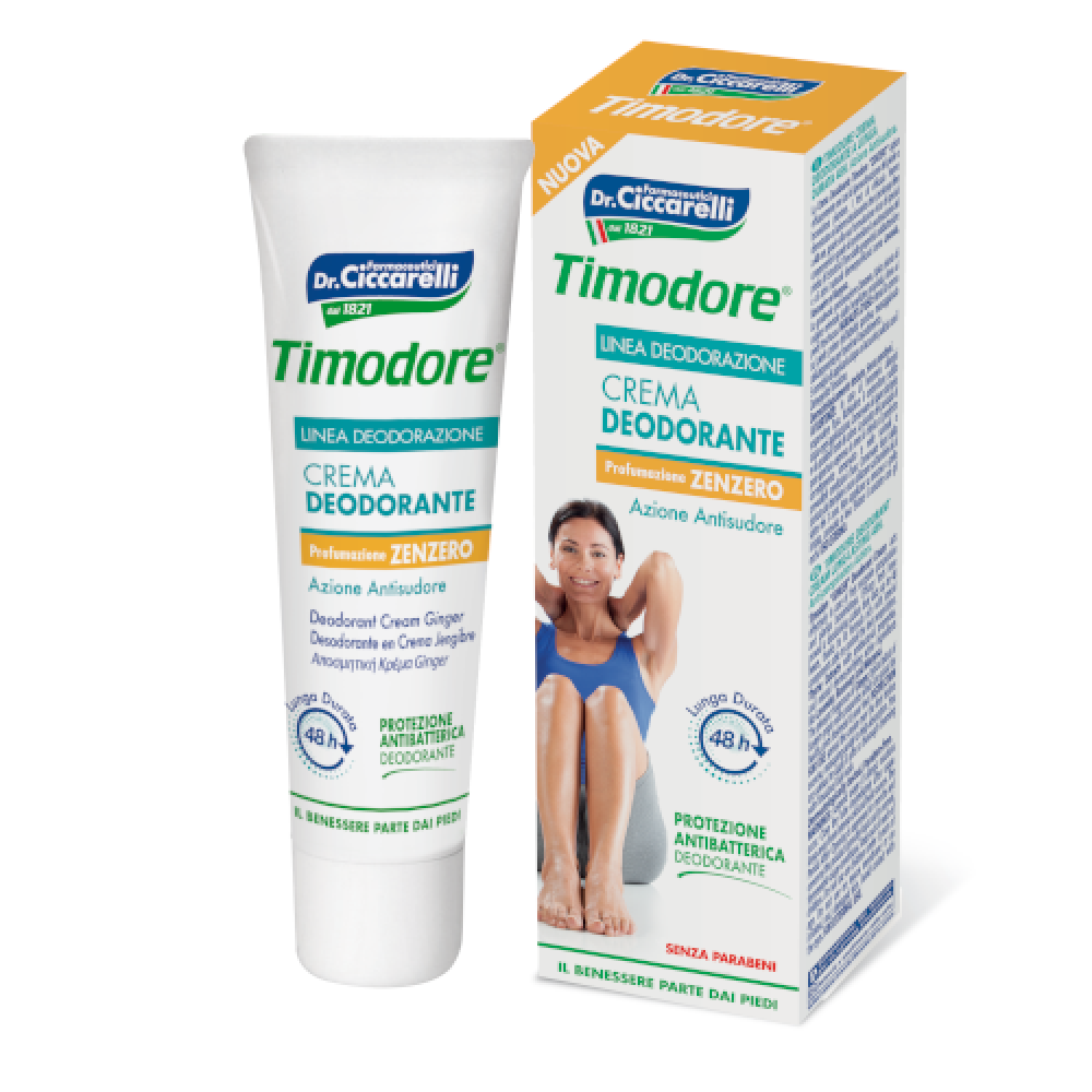 Timodore Crema Deodorante Zenzero 48h 50ml