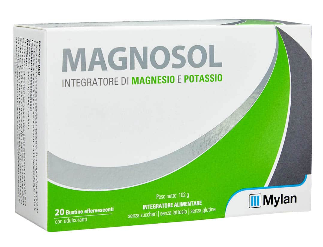 Magnosol Integratore Di Magnesio E Potassio 20 Bustine Effervescenti