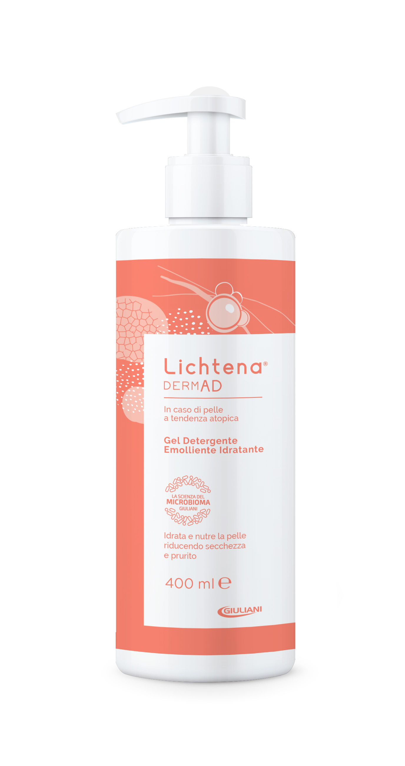 Lichtena Derm Ad Gel detersione 400ml