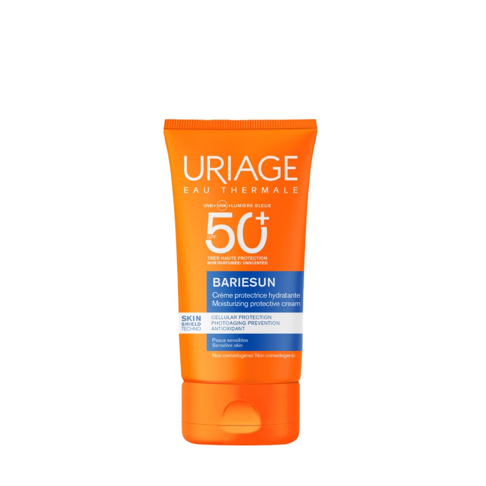 image - 951345281 - Crema solare idratante SPF50+ senza profumo, ideale per pelli sensibili, protegge dai raggi UV mantenendo la pelle morbida. - 4854818_1.jpg