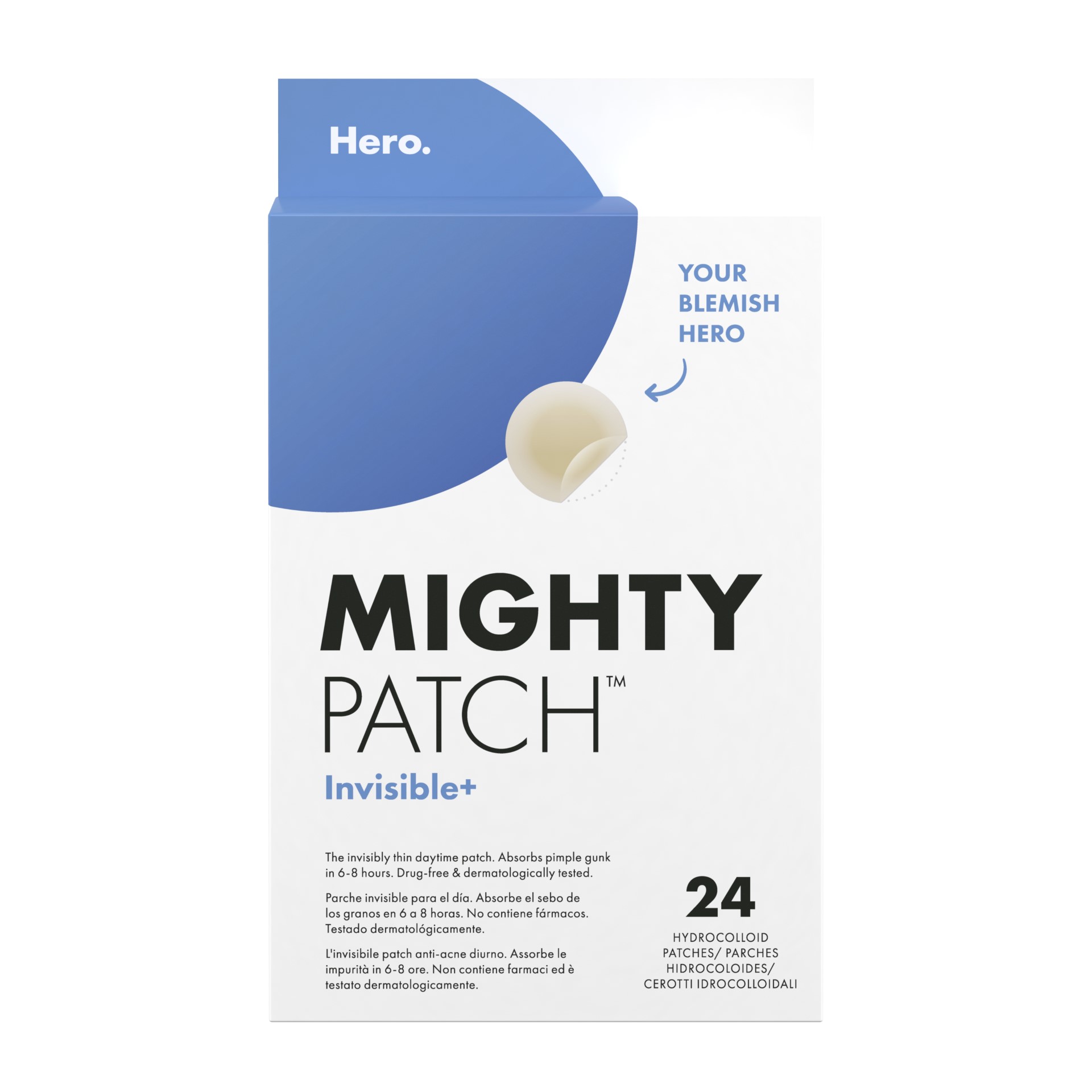 989234392 - CEROTTO IDROCOLLOIDALE ANTIACNE HERO MIGHTY PATCH INVISIBLE 24 PEZZI - 4792135_2.jpg