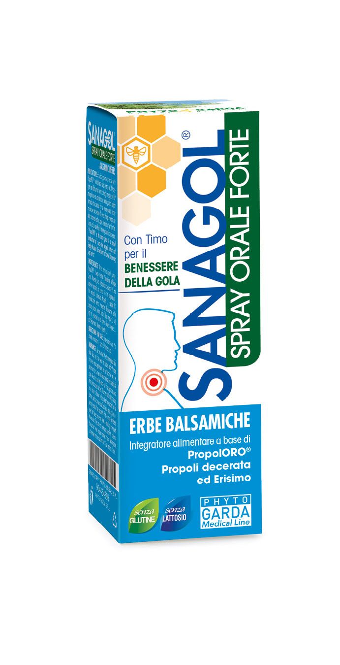 Sanagol Spray Orale Forte Erbe Balsamiche 20ml