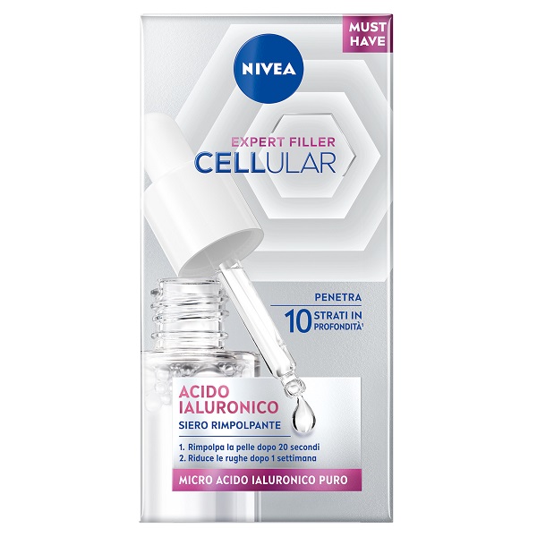 Nivea Expert Filler Cellular Siero Acido Ialuronico Siero Antirughe 15ml
