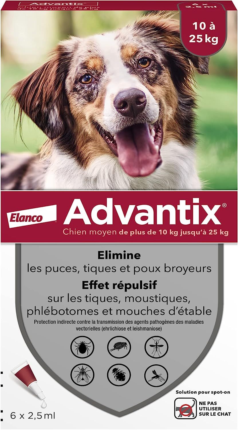 Advantix Spot On Cani 10-25kg 6 Pipette