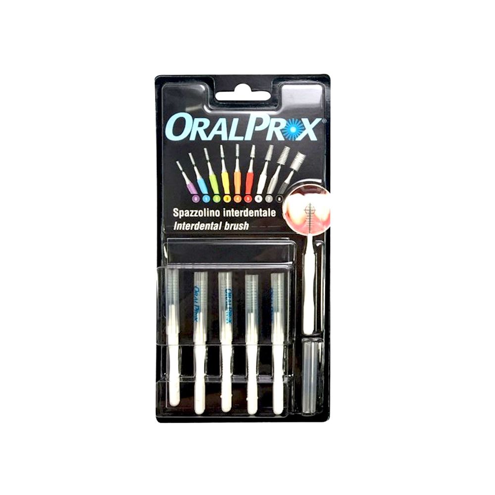image - 922227970 - ORALPROX BLISTER DA 6 SPAZZOLINI INTERDENTALI MISURA 6 COLORE BIANCO - 4717932_1.jpg