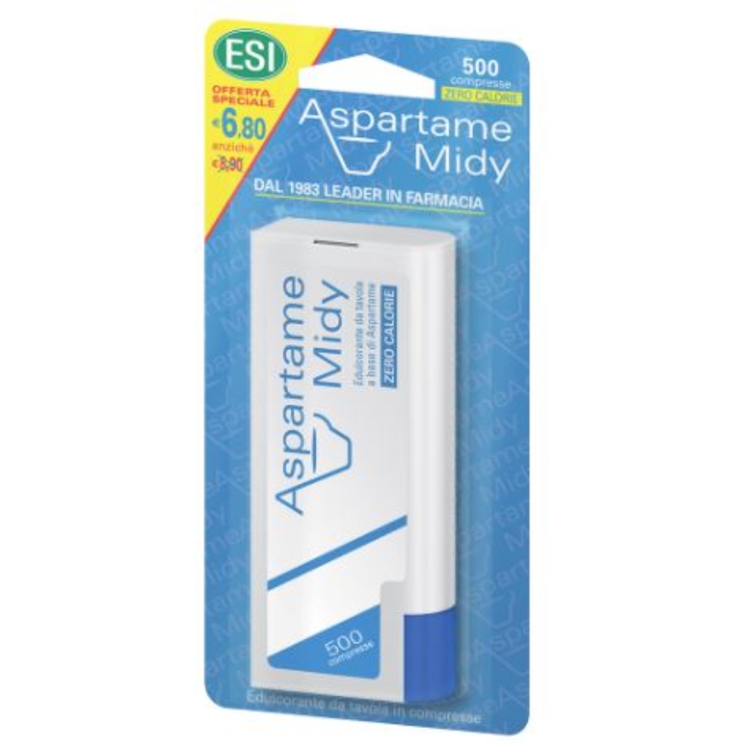 909291965 - ESI ASPARTAME MIDY 500 COMPRESSE CON DISPENSER - 7892039_1.jpg
