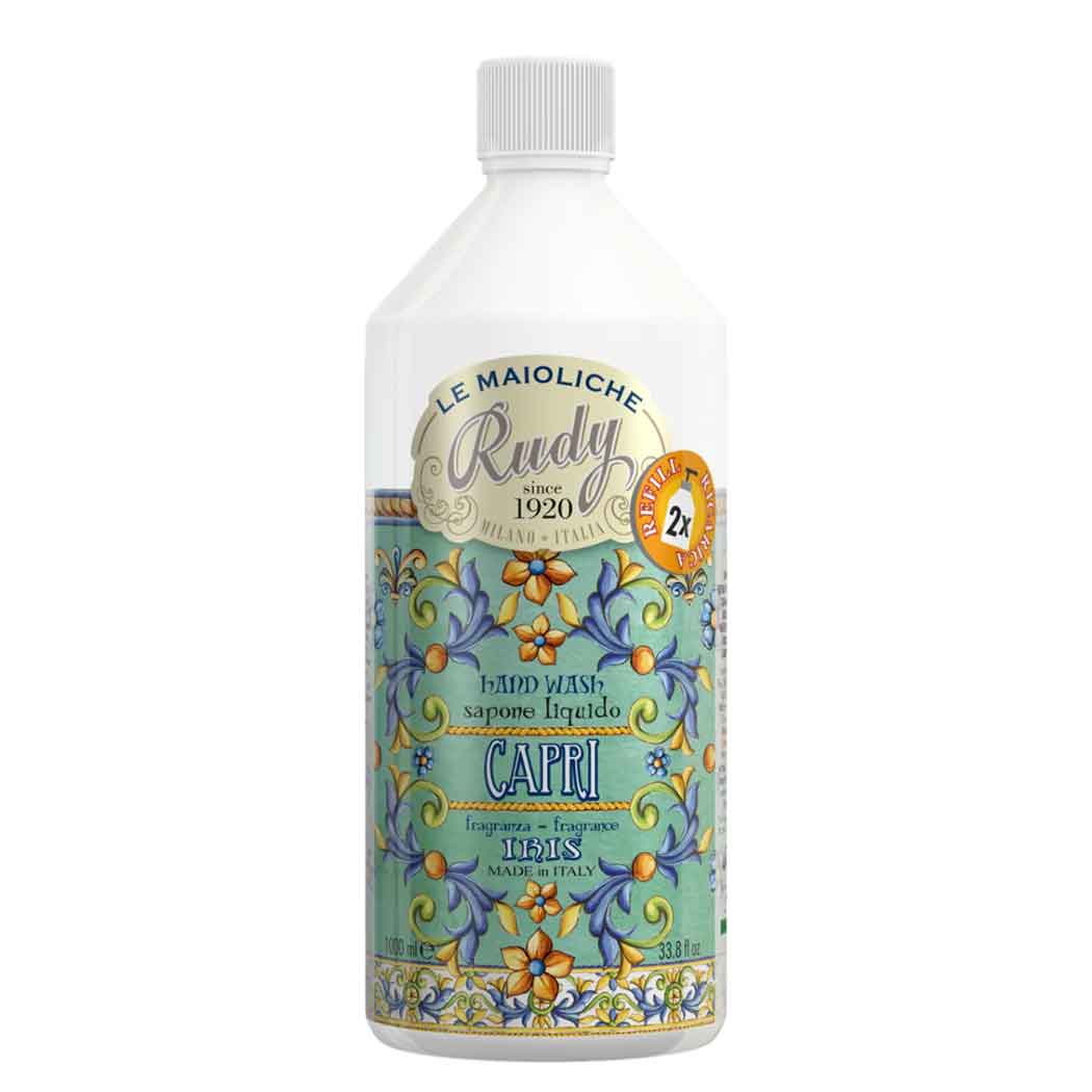 Maioliche Ricarica Sapone Liquido Mani Capri 1 Litro