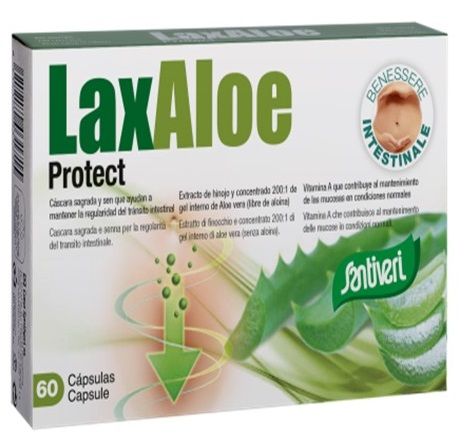 Laxaloe Protect Integratore Stitichezza 60 Capsule Vegetali