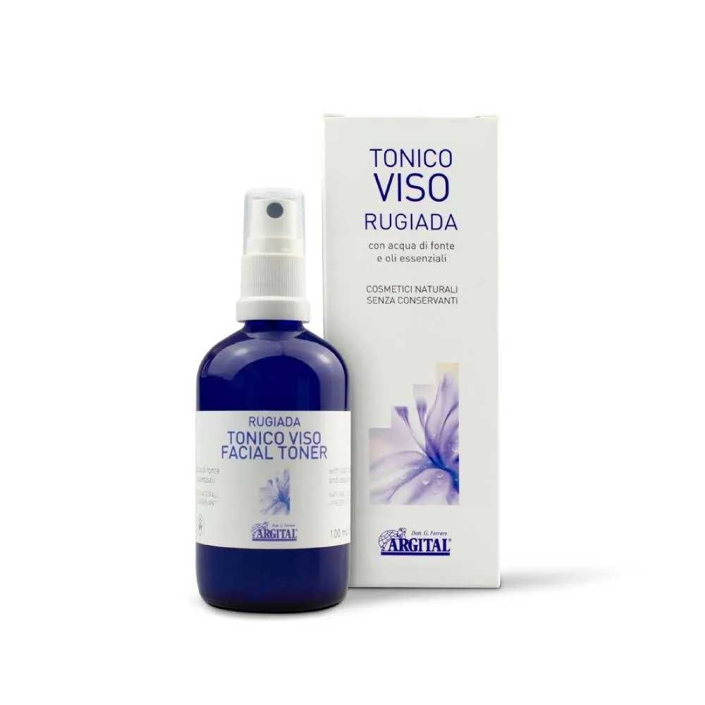 Argital Tonico Viso Rugiada Acqua Fonte Oli Essenziali 100ml