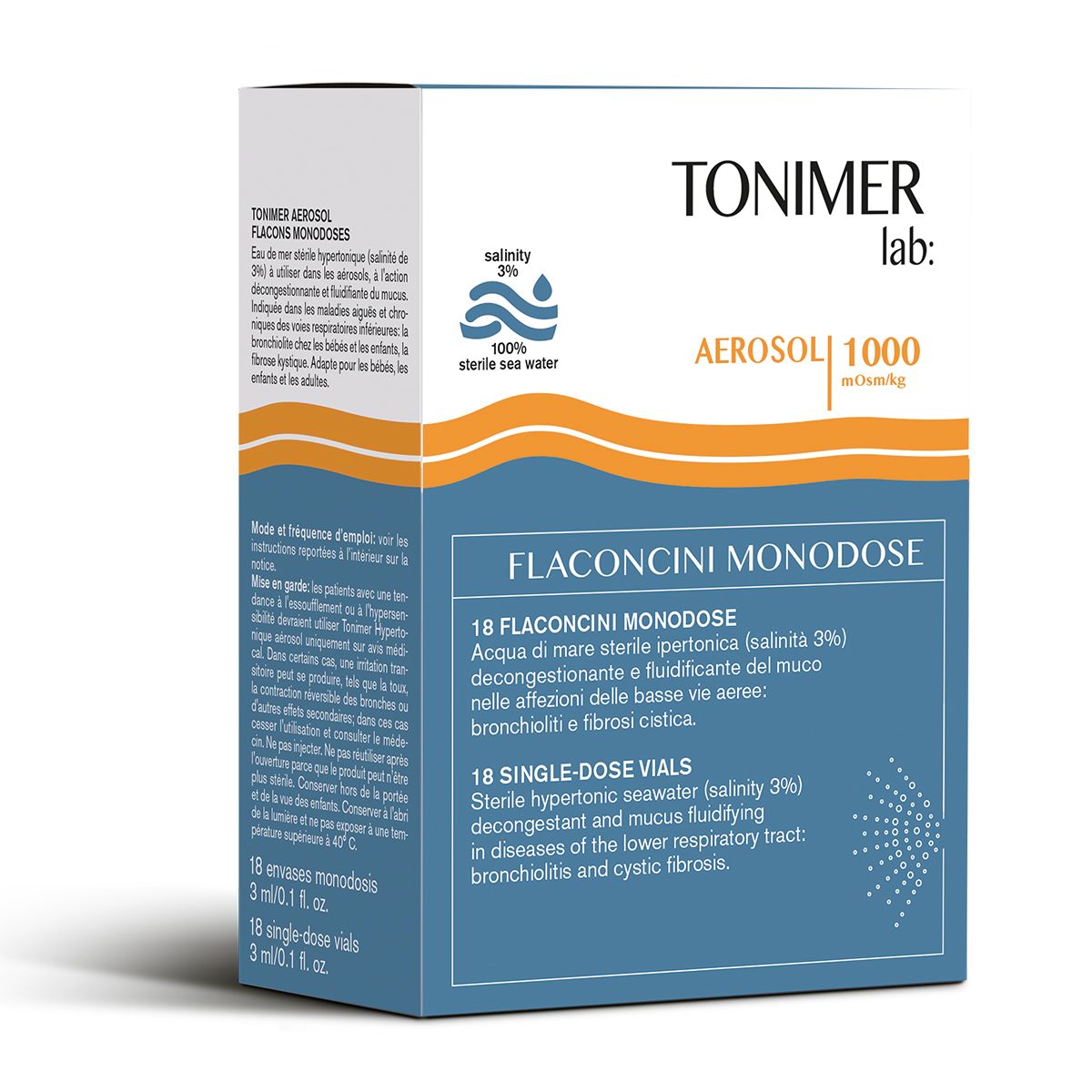 Tonimer Lab Hypertonic Aerosol18 Flaconcini 3ml