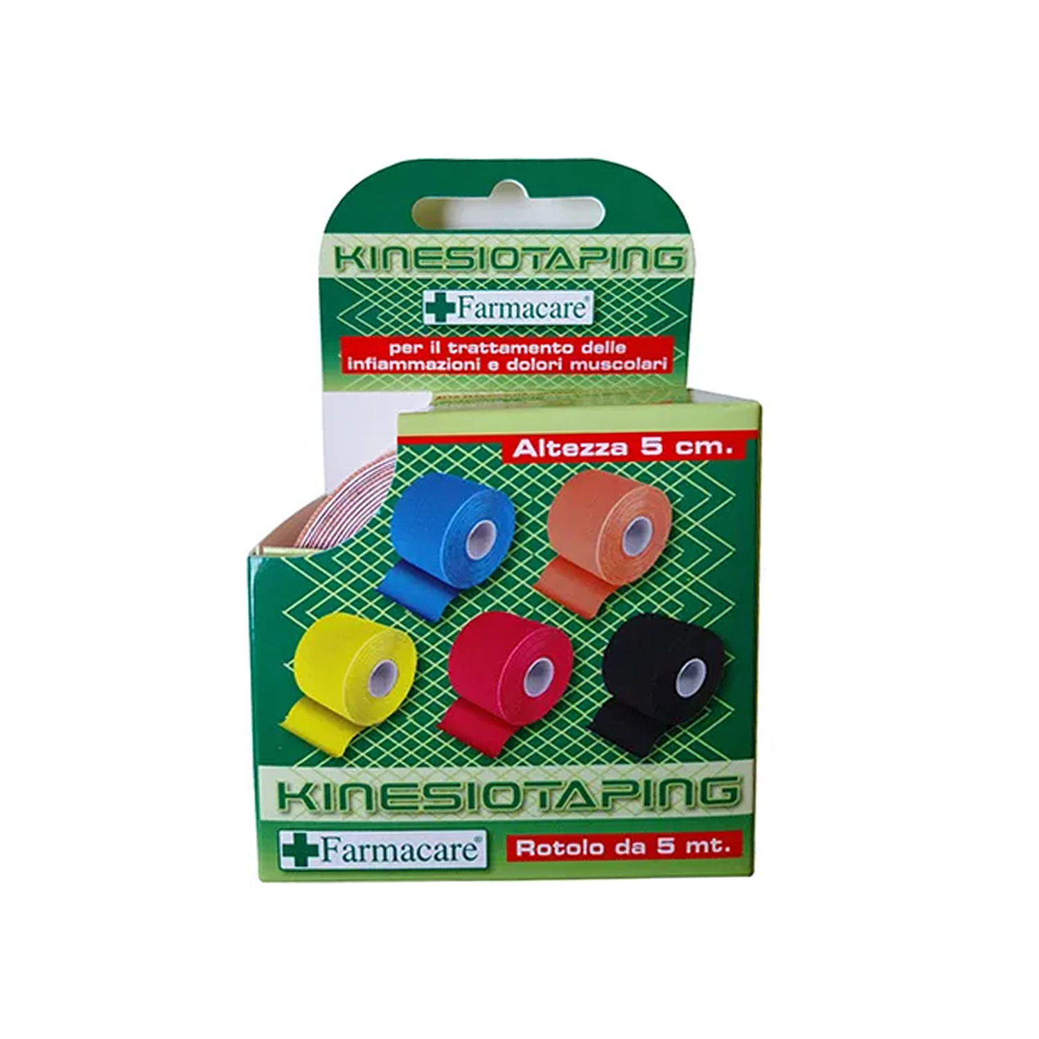 image - 970287304 - Benda adesiva fuxia da 5cmx5m, progettata per il trattamento di infiammazioni e dolori muscolari, facilmente applicabile su tutte le articolazioni. - 0007030_2.jpg