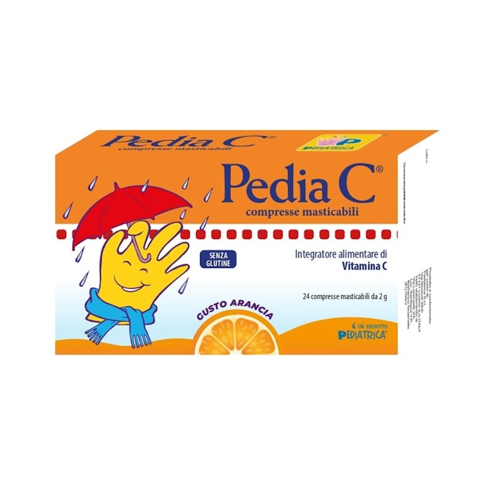 image - 902890108 - PEDIA C ARANCIA 24 COMPRESSE MASTICABILI - 4865302_2.jpg