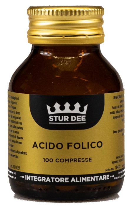 Stur Dee Acido Folico Integratore 100 Compresse