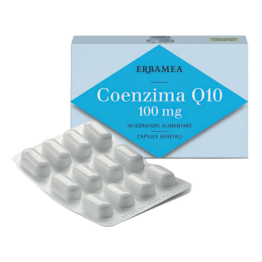 Coenzima Q10 100mg Integratore Pelle 25 Capsule