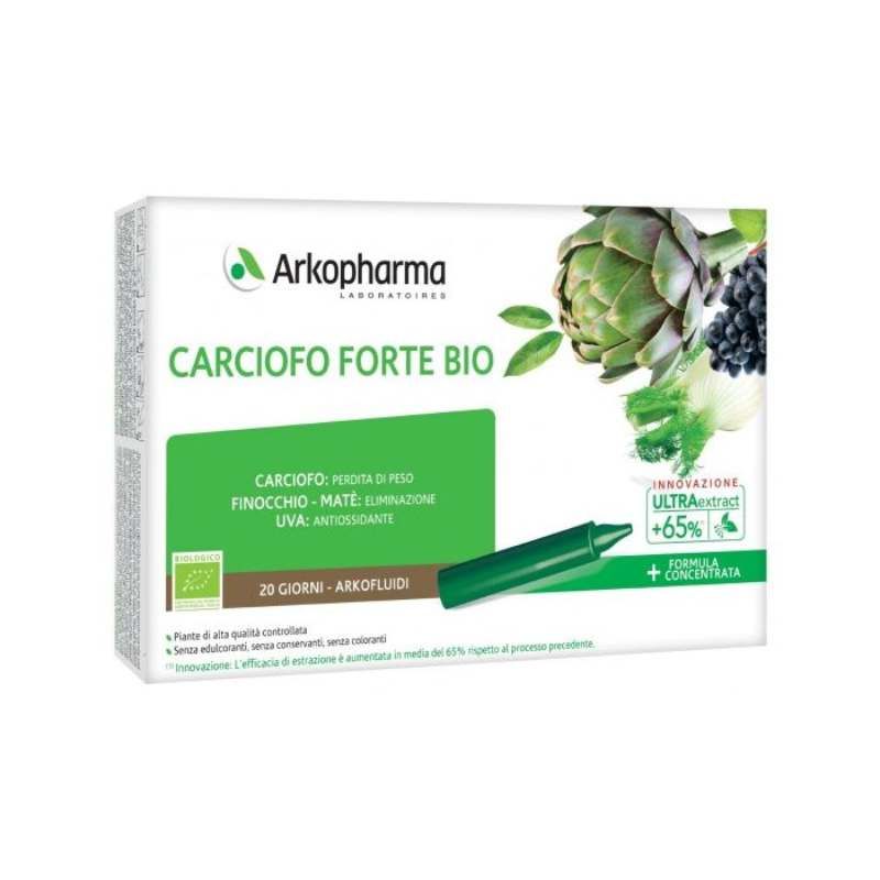 Arkofluidi Integratore Cellulite Carciofo Bio 20 Fiale