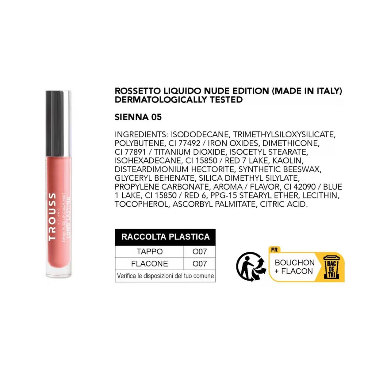 image - 985518202 - Trouss Milano Liquid Lipstick Rossetto liquido 05 Sienna - 4742218_2.jpg