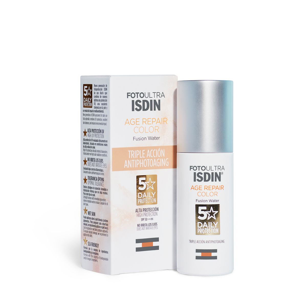 Isdin Fotoultra Age Repair Color Fluido Solare Viso SPF 50 50ml