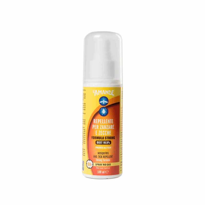 L'amande Repellente Zanzare E Zecche Strong 8h 100ml