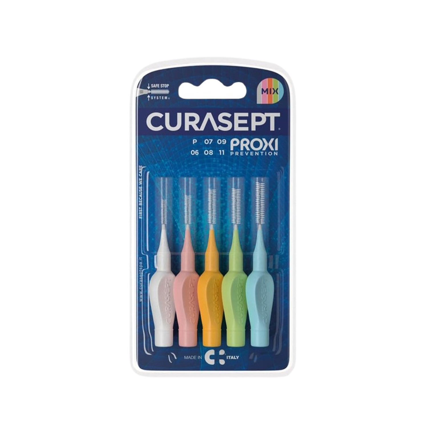 image - 976008122 - Scovolino interdentale con 5 misure per pulire efficacemente gli spazi tra i denti, ideale per gengive sane e spazi stretti. - 4706170_2.jpg