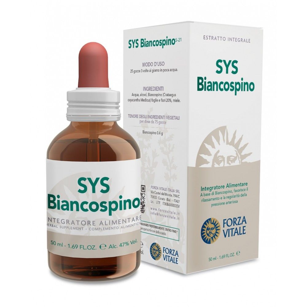 Sys Biancospino Gocce Integratore 50ml